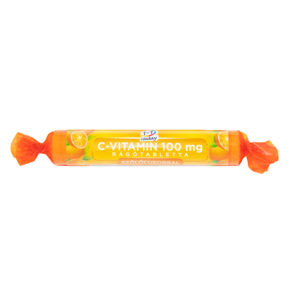 1x1 Vitaday C-vitamin 100 mg narancsízű szőlőcukor 17x